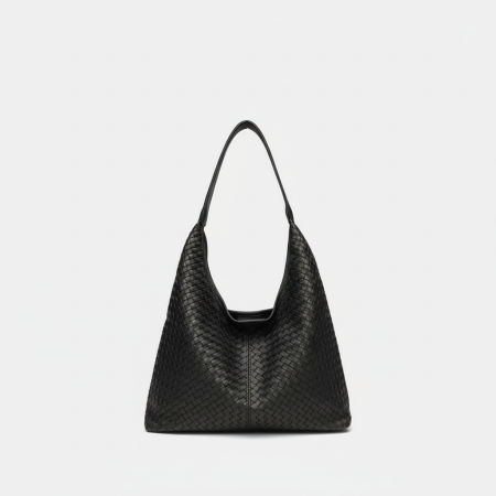 Sac fourre-tout tendance pour femme en PU à torsion (1 pièce)