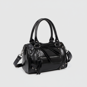 Sac À Main Décontracté En Pu Pour Femme, Série Simple, Couleur Unie, 1 Pièce h5 Image2