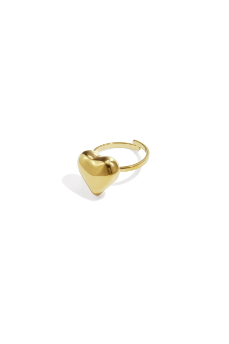 Bague statement cœur classique