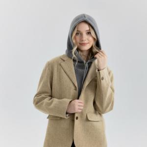 Écharpe D'Hiver Polyvalente En Polyester À Rayures Pour Femme, 1 Pièce h5 Image2