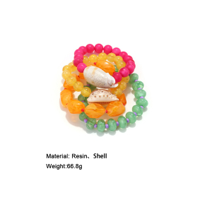 Ensembles De Bracelets Pour Femmes En Perles De Résine Et Coquillage h5 