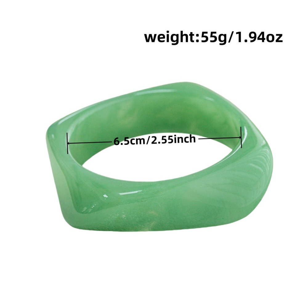 Bracelets Pour Femmes En Résine Transparente À Dégradé De Couleurs h5Image3