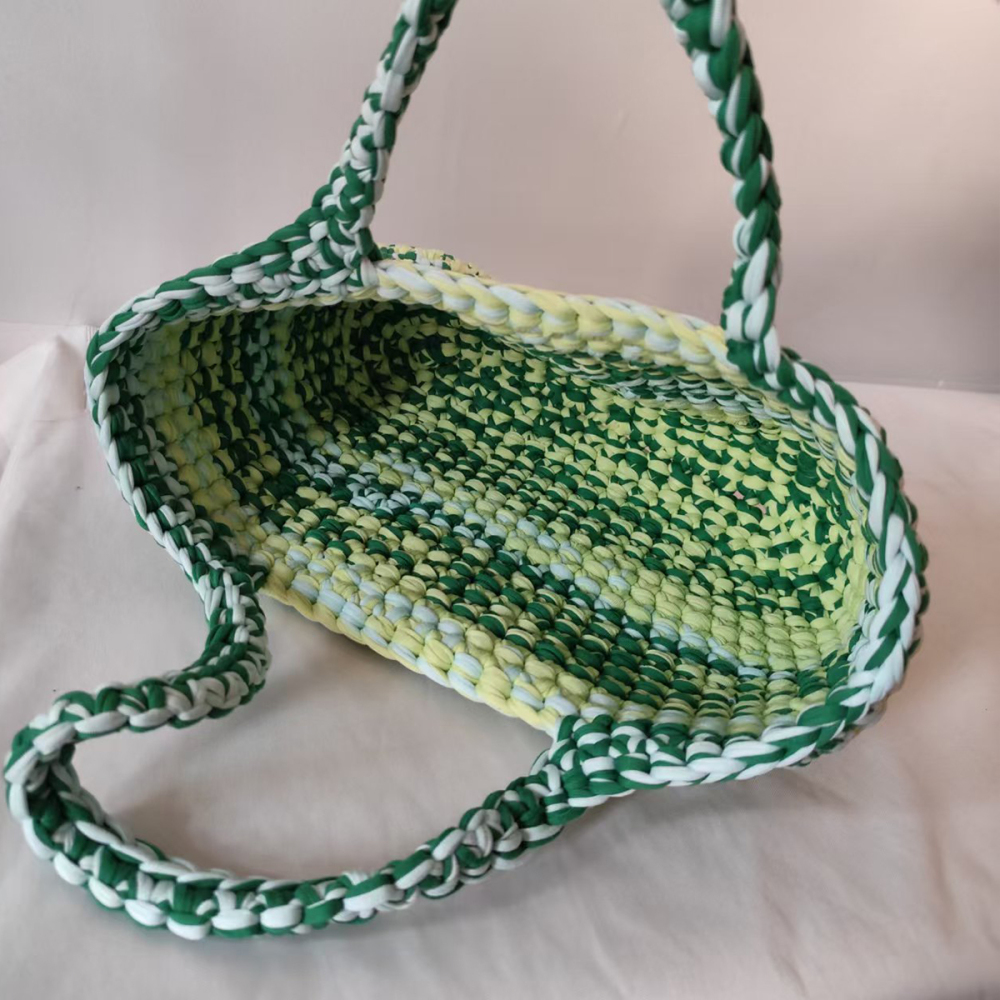 Sac Fourre-Tout Femme Tissé Multicolore Style Vacances Image4