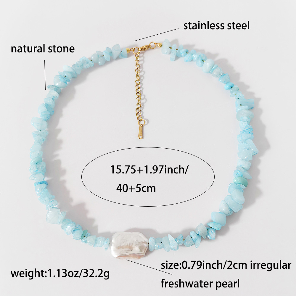 Colliers De Perles Pour Femmes En Pierres Naturelles Vacation Beads 