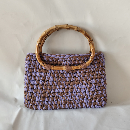 Sacs à main pour femmes, style parisien chic, tissés et multicolores