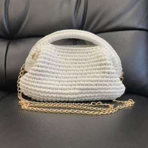 Sac À Oreiller Tissé Uni Style Vacances Pour Femme h5