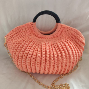 Sac Rond Tissé Uni Style Vacances Pour Femme h5
