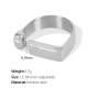JZ42 Meiwei 7 # bague en argent réglable Image4