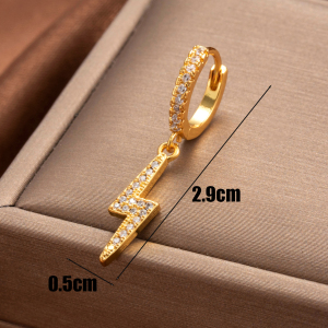 Boucles D'Oreilles Piercing Femme Simple Series Classic Flower En Cuivre Sans Placage, Ornées De Zircon. h5 