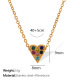 Collier en or et diamants colorés XL215 