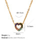 Collier en or et diamants colorés XL221 Image6