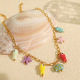 Collier en or en céramique de couleurs mélangées XL311 Image2