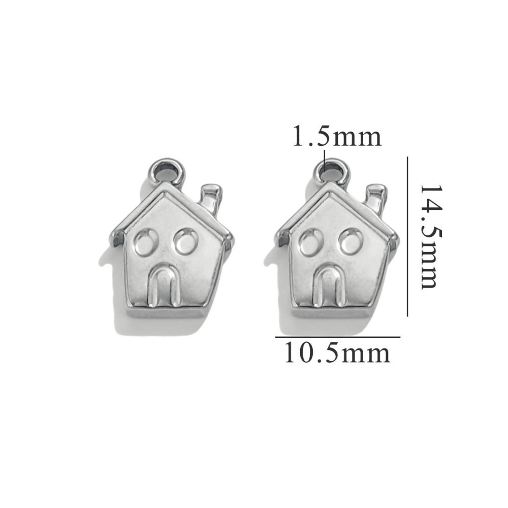 1 Paire De Pendentifs Pour Femme, Série Simple, Style Dessin Animé Rétro, Plaqués Or  