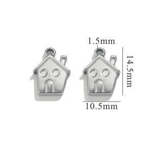 1 Paire De Pendentifs Pour Femme, Série Simple, Style Dessin Animé Rétro, Plaqués Or  h5 