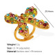 Bague en or réglable avec diamant de couleur JZ90 7# Image6