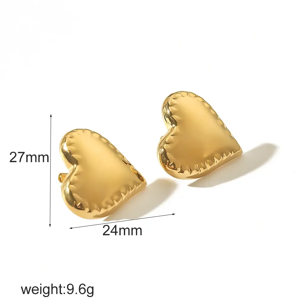 1 Paire De Boucles D'Oreilles Géométriques Classiques En Acier Inoxydable Plaqué Or À La Mode Pour Bijoux Pour Femmes À Porter Au Quotidien Boucles D'Oreilles À Tige Pour Femmes Image2