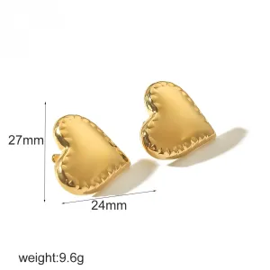 1 Paire De Boucles D'Oreilles Géométriques Classiques En Acier Inoxydable Plaqué Or À La Mode Pour Bijoux Pour Femmes À Porter Au Quotidien Boucles D'Oreilles À Tige Pour Femmes h5 Image2