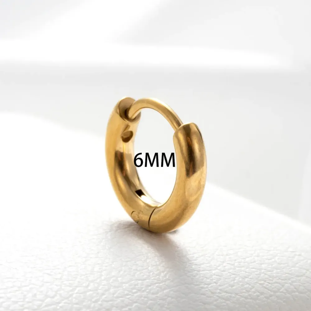 Boucles D'Oreilles Piercing Pour Femme, Modèle Simple Series Classic Flower, En Acier Titane Sans Placage. 