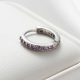 1918-10 mm Argent Violet/Taille unique Image3
