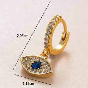 Boucles D'Oreilles Piercing Femme Simple Series Simple Flower En Cuivre Sans Placage, Avec Zircon. h5 