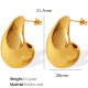 Boucles d'oreilles en or EH46 Image3