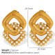 Boucles d'oreilles en or perle blanche EH537 Image2