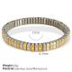 Bracelet extensible doré SL44 Image2