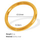 Bracelet moyen en or SZ95 Image3