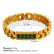 Bracelet or pierre verte SL63 Image4