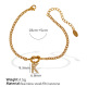 Bracelet en or K et diamants blancs SL100 Image11
