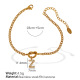 Bracelet en or SL100 avec diamant blanc Z Image26