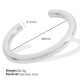 Bracelet argent SZ93 large 9,5 mm Image4
