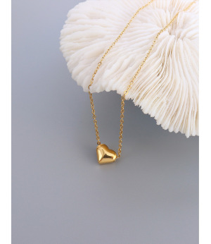Colliers Pendentifs Pour Femmes En Acier Inoxydable Étanche, Forme De Goutte Classique, Collection Simple Series h5