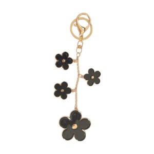 Porte-Clés En Alliage En Forme De Fleur, 1 Pièce h5 