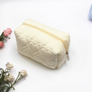 1 Paire De Sacs Simples En Polyester Pour Femmes, Motif Cœur Mignon h5