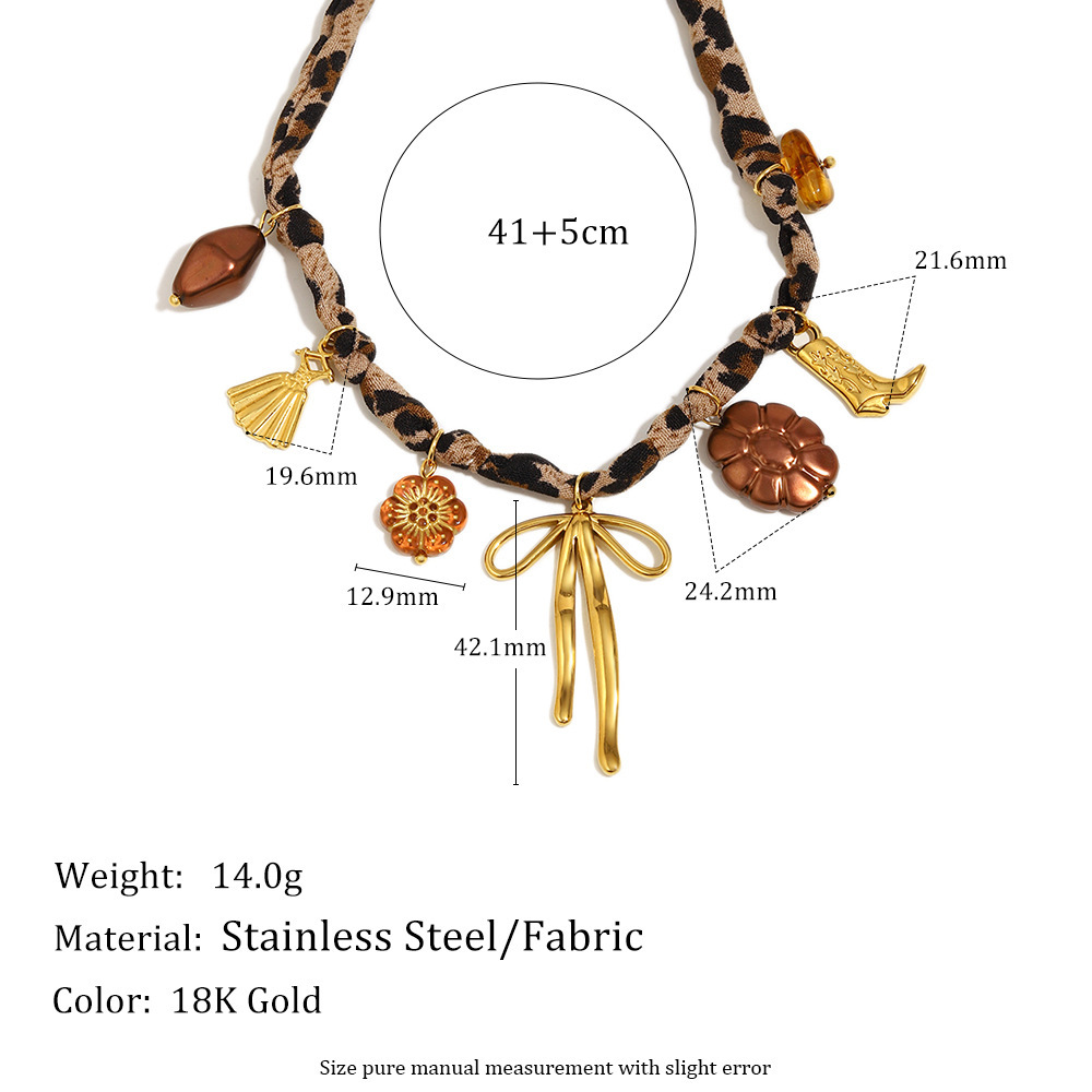 Collier Pendentif Femme Rétro En Forme De Cœur Et Cerise, En Acier Inoxydable Étanche Couleur Or (1 Pièce) 