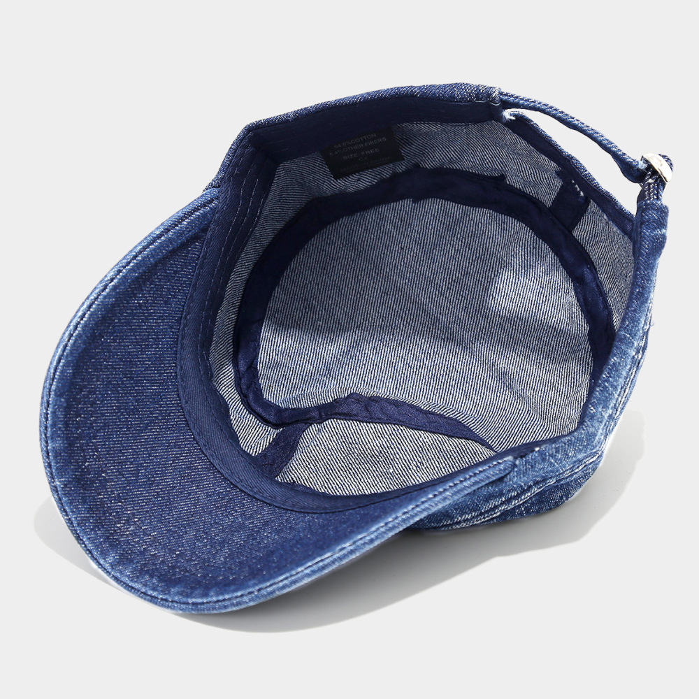 Casquette De Baseball Femme En Denim Dégradé Décontracté h5Image4