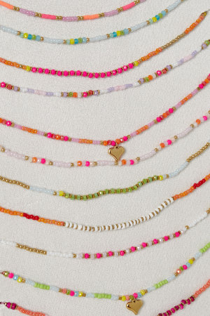 Présentoir Colliers De Perles Colorées - Multi h5 Image3