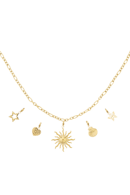 Collier DIY ensoleillé
