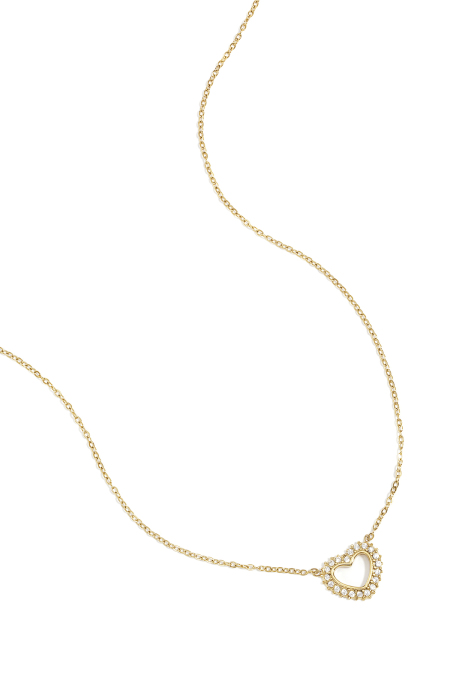 collier coeur diamant