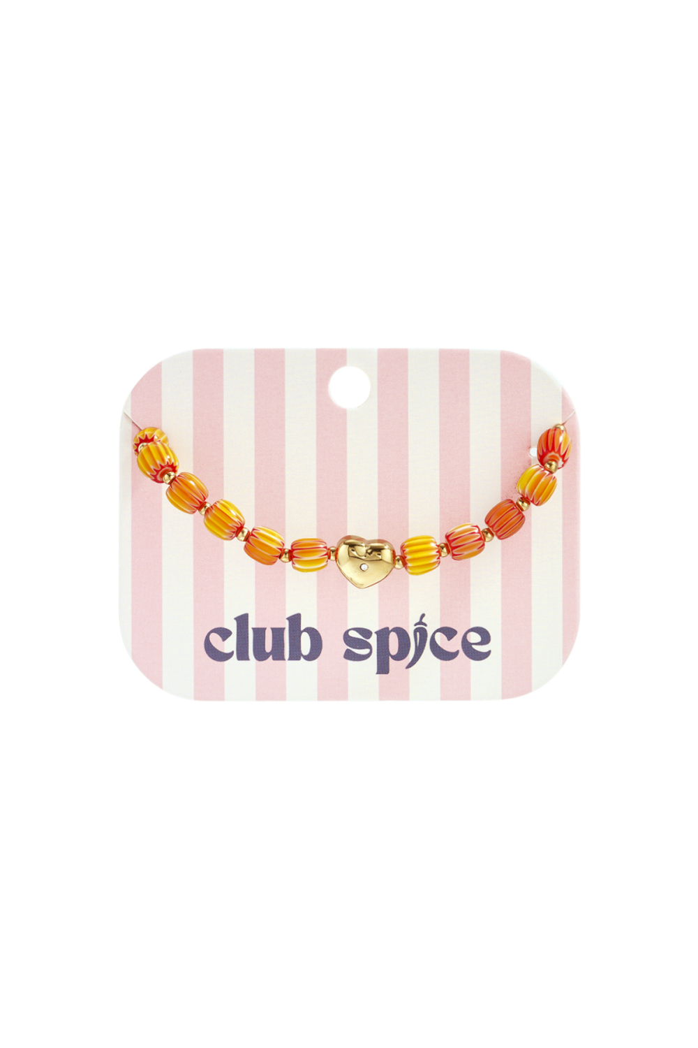 Bracelet De Perles Avec Un Centre En Forme De Cœur Image4