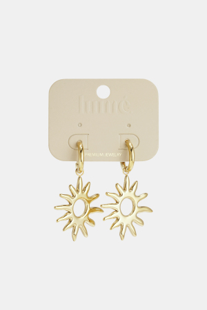 Boucles D'Oreilles Pendantes En Acier Inoxydable, Collection Soleil, Style Décontracté Et Simple Pour Femmes h5 Image5