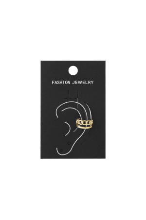 Boucles D'Oreilles Géométriques En Cuivre, Style Décontracté Et Quotidien (Pack With Plastic Bag) h5 Image4