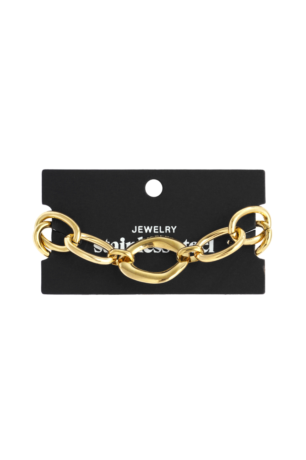 Bracelets À Chaîne En Acier Inoxydable, Série Décontractée, Simple Et Quotidienne, Bijoux Pour Femmes h5Image4