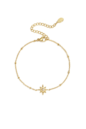 Bracelet Orné De Perles Et D'Une Étoile Filante En Pierre h5 