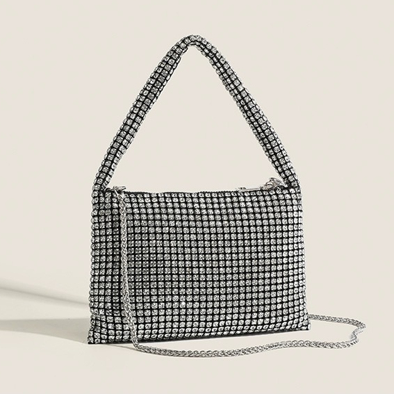 Sac À Bandoulière Femme Élégant En Pu Uni, Collection Luxe (1 Pièce) 