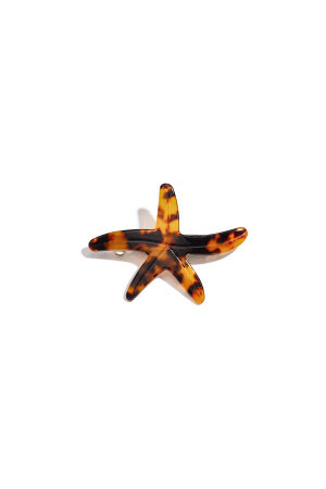 Pinces À Cheveux En Forme D'Étoile De Mer, Imitation Feuille D'Acétate, Accessoires Du Quotidien h5