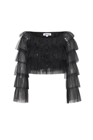Tissu Polyester Haut À Manches Longues Femme Printemps/Été Couleur Unie h5 