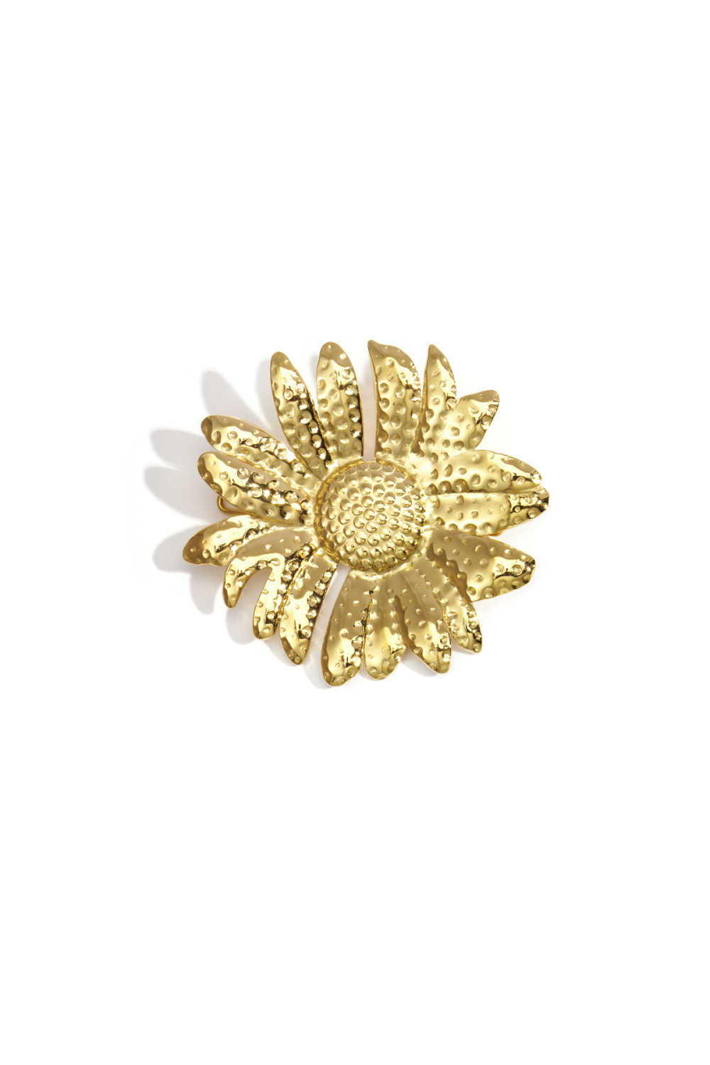 Broche Épingle À Cheveux En Forme De Fleur À Motif Pointillé 