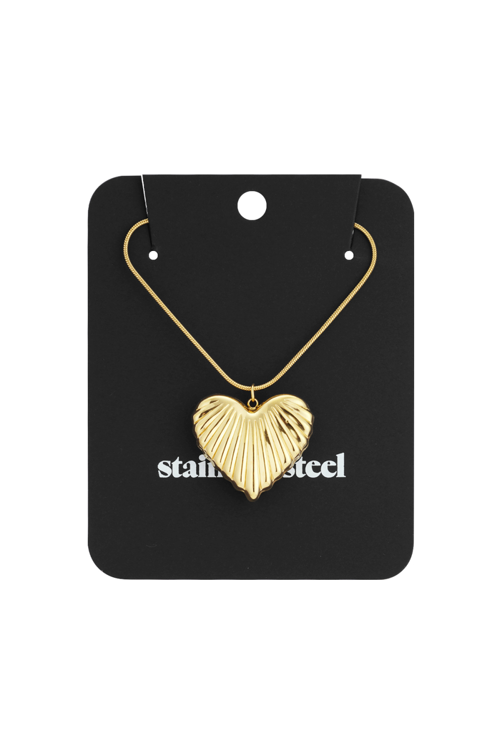 Colliers Longs En Acier Inoxydable, Style Cœur, Décontracté, Simple Et Quotidien, Bijoux Pour Femmes h5Image6